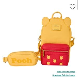 Loungefly Winnie The Pooh Exclusive Sling Crossbody Bag With Coin Bag